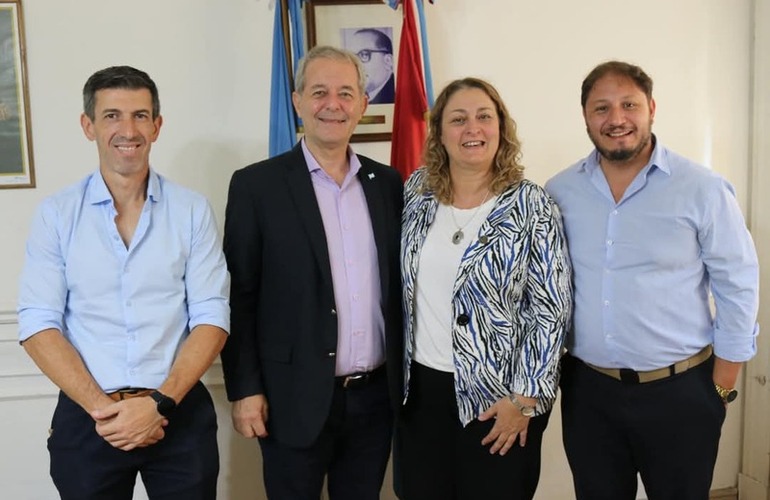 Las autoridades se reunieron con la Ministra de Salud, Silvia Ciancio.