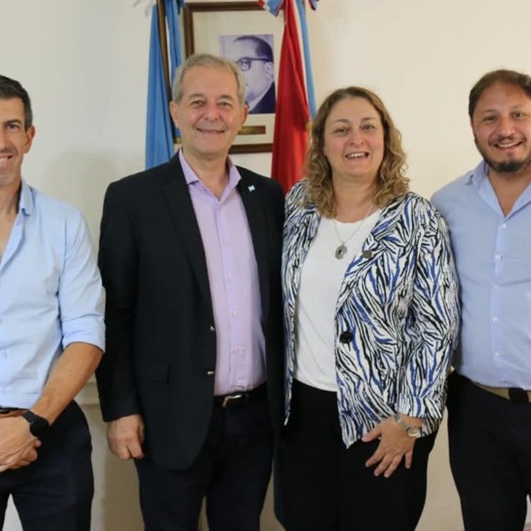 Las autoridades se reunieron con la Ministra de Salud, Silvia Ciancio.