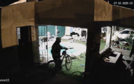 Foto: captura cámara de seguridad de la familia afectada.