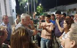 La última marcha que se realizó fue durante el gobierno de Nizar Esper. Para ese momento, Daniel Tonelli ya era intendente electo. Foto: Archivo octubre 2023