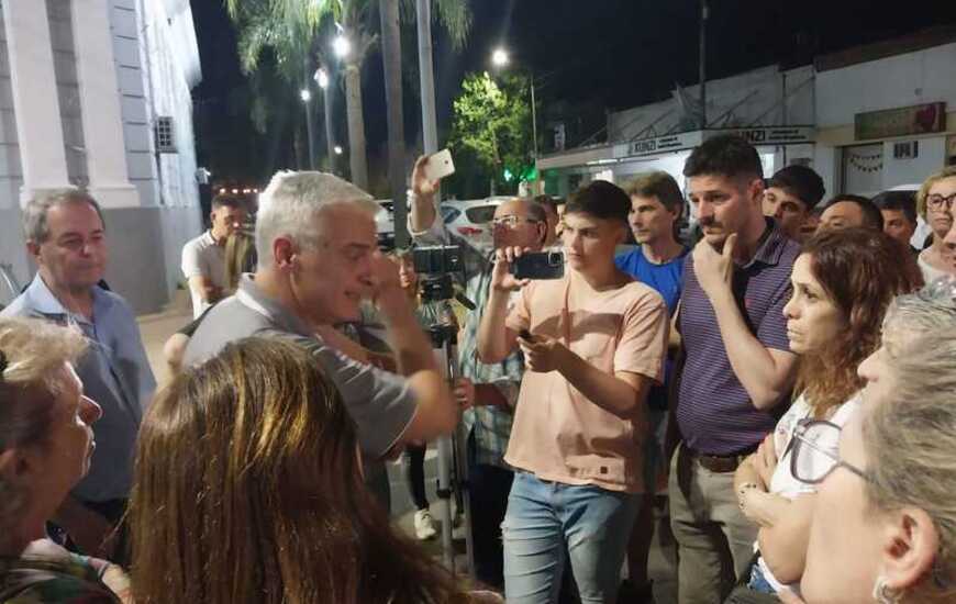 La última marcha que se realizó fue durante el gobierno de Nizar Esper. Para ese momento, Daniel Tonelli ya era intendente electo. Foto: Archivo octubre 2023