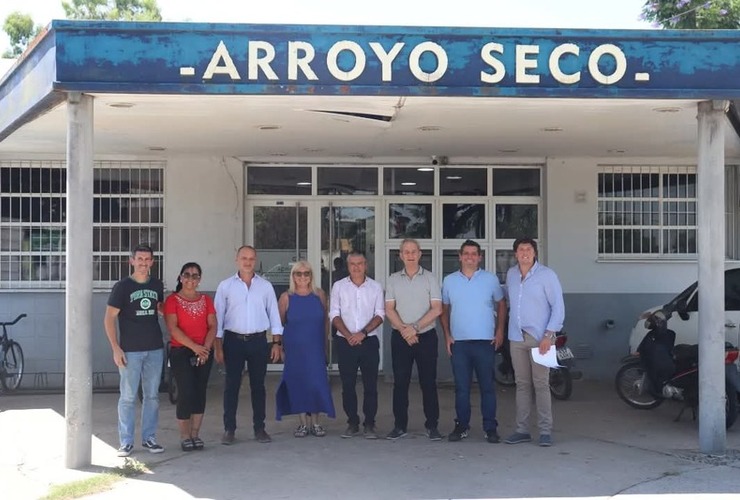 En el nosocomio se realizó el encuentro entre autoridades locales y del Ministerio de Salud.