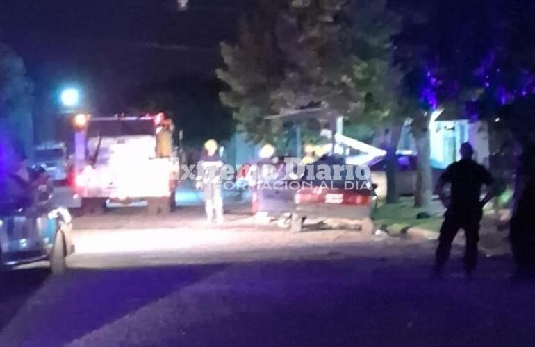 Imagen de Incendio de un autom&oacute;vil durante la madrugada