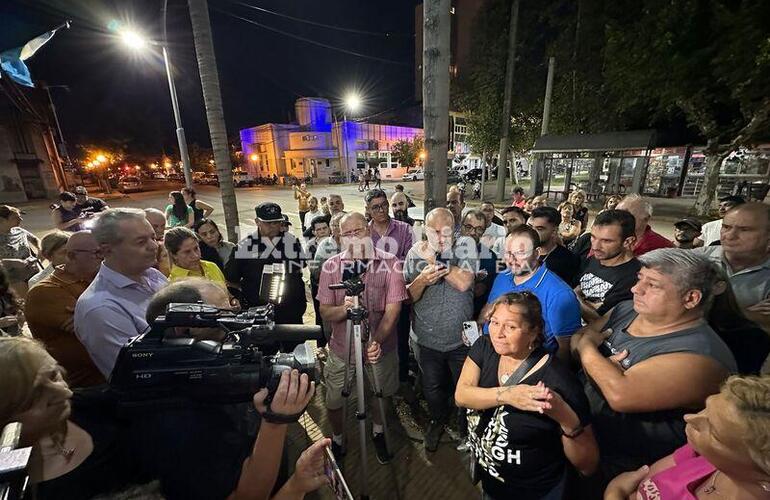 La mayoría de los asistentes a la marcha fueron familias afectadas por robos.