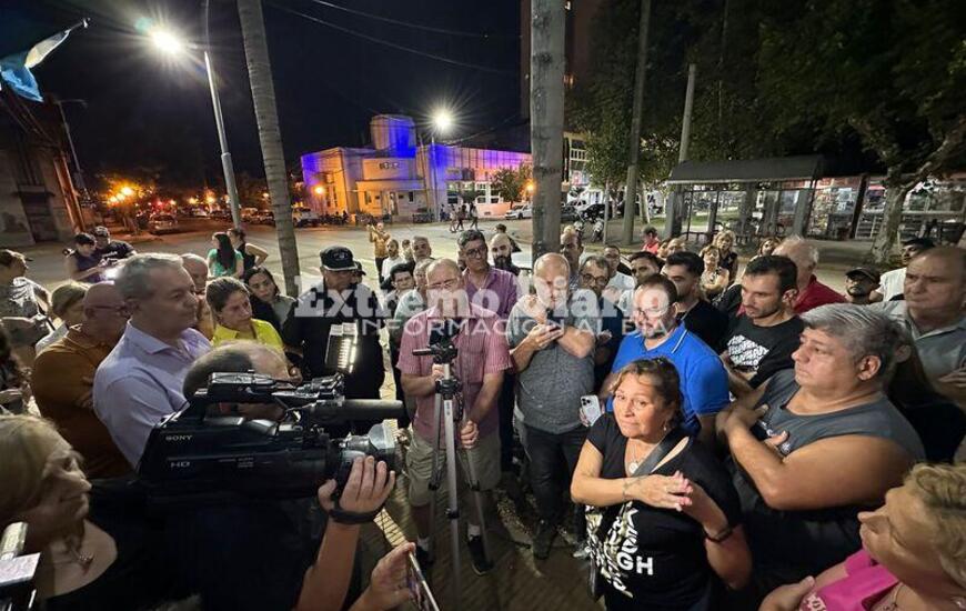 La mayor&iacute;a de los asistentes a la marcha fueron familias afectadas por robos.