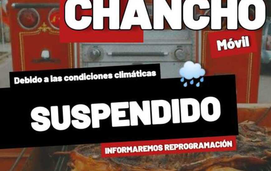 Imagen de Suspendieron el Chancho Móvil por razones climáticas