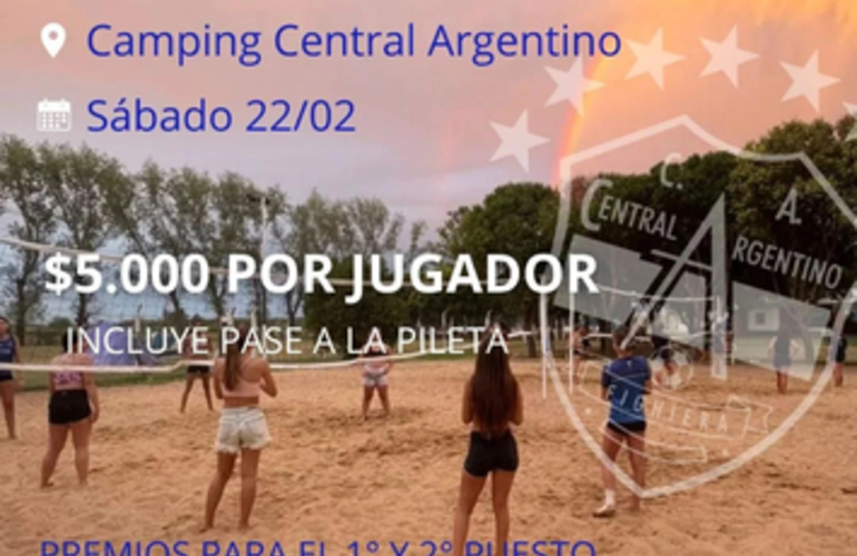 Imagen de Torneo de Beach Vóley en Central Argentino.