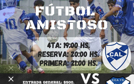 Imagen de El 20/02, Libertad jugará amistosos ante el Club Villa G.G