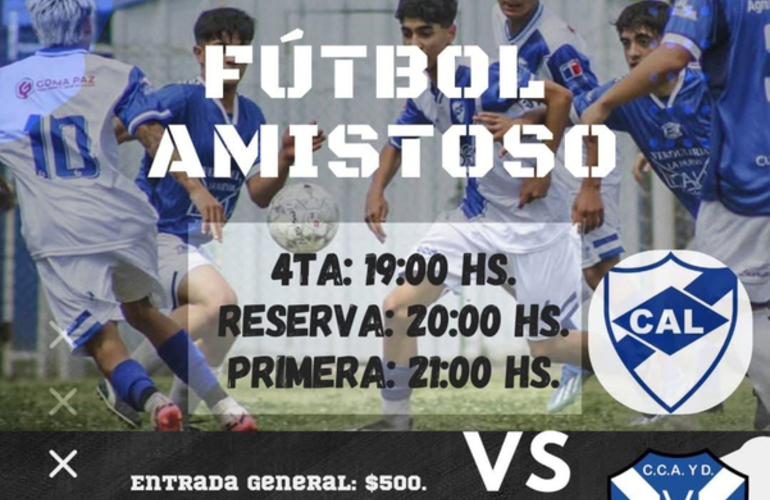 Imagen de El 20/02, Libertad jugar&aacute; amistosos ante el Club Villa G.G