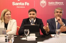 El gobernador hizo anuncios en la Junta Provincial de Seguridad de este miércoles en la ciudad de Santa Fe. (GSF)