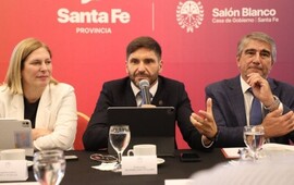 El gobernador hizo anuncios en la Junta Provincial de Seguridad de este mi&eacute;rcoles en la ciudad de Santa Fe. (GSF)