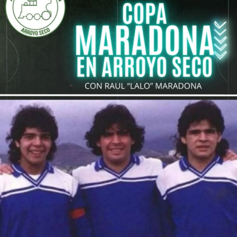 Imagen de Amigos de la Estación hará la 'Copa Maradona' con la vista de Lalo Maradona.