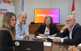 El Intendente y la Secretaria de Gobierno visitaron a autoridades del &aacute;rea.