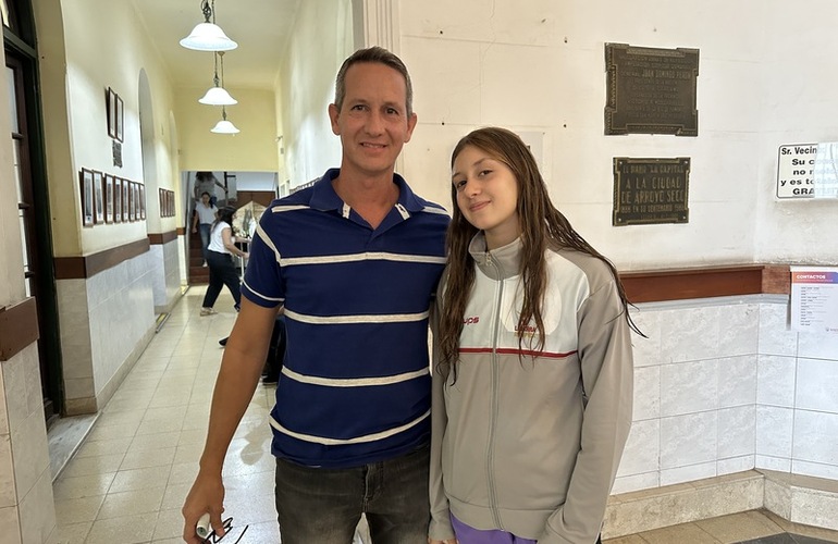 Imagen de Alfonsina Cekada recibió aporte económico del Fondo del Deporte para el Nacional de Natación.