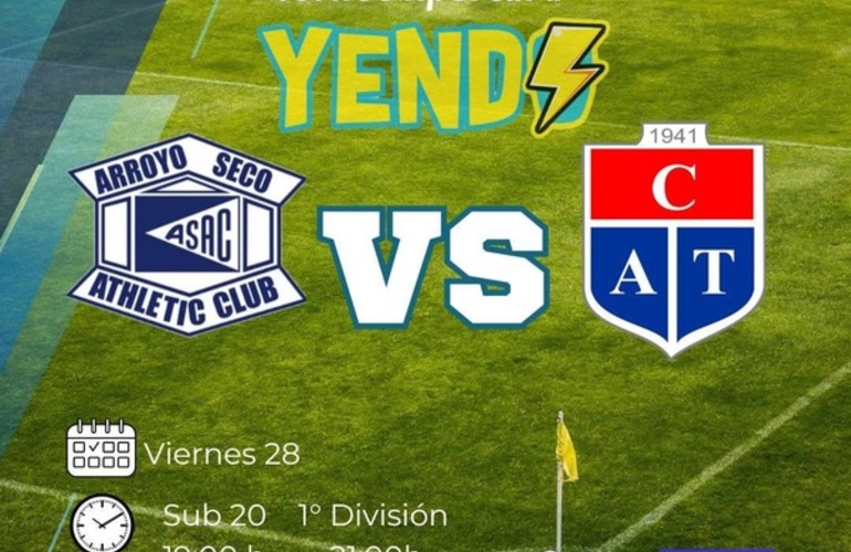 Imagen de A.S.A.C. y C.A.T. se enfrentan en la fecha 1 del Torneo Apertura de la Liga Regional del Sud.