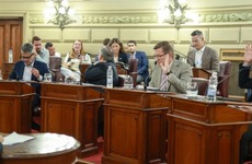 El Senado provincial en la sesión de este jueves.