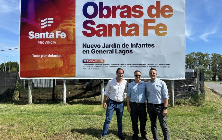 Imagen de Firma de convenios para retomar con las obras del Jard&iacute;n de Infantes y Viviendas del Santa Anita.
