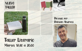 Imagen de Taller Literario en el Centro Cultural, a cargo de Dami&aacute;n Andreoli.