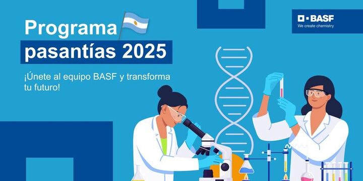 Imagen de BASF anuncia una nueva edición del Programa de Pasantías 2025