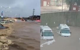 Im&aacute;genes impactantes de la inundaci&oacute;n en Bah&iacute;a Blanca. (X)