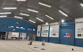 Imagen de As&iacute; se encuentra la obra del Piso Flotante de Parquet en el Sal&oacute;n Dorado de A.S.A.C.