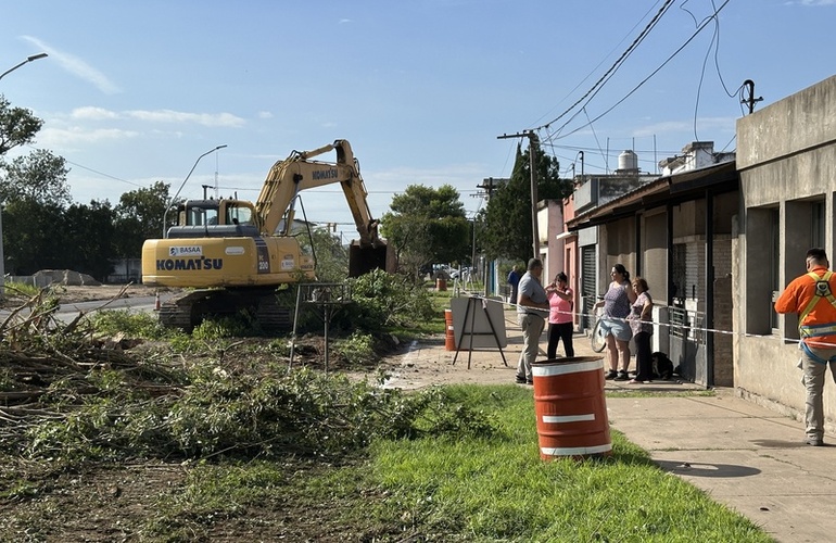 Imagen de Reclamo de vecinos de Cardozo y José Costantini por la obra de la Ruta 21.