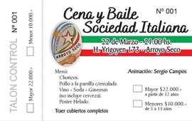 Imagen de Cena y baile de la Sociedad Italiana