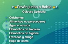 Imagen de Pavón se une en una colecta solidaria para ayudar a Bahía Blanca