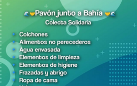 Imagen de Pavón se une en una colecta solidaria para ayudar a Bahía Blanca