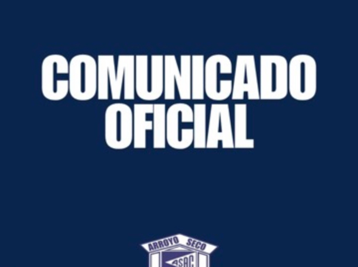 Imagen de Comunicado oficial del Fútbol de A.S.A.C. mostrando disconformidad por jugar ante Porvenir Talleres sin público visitante.