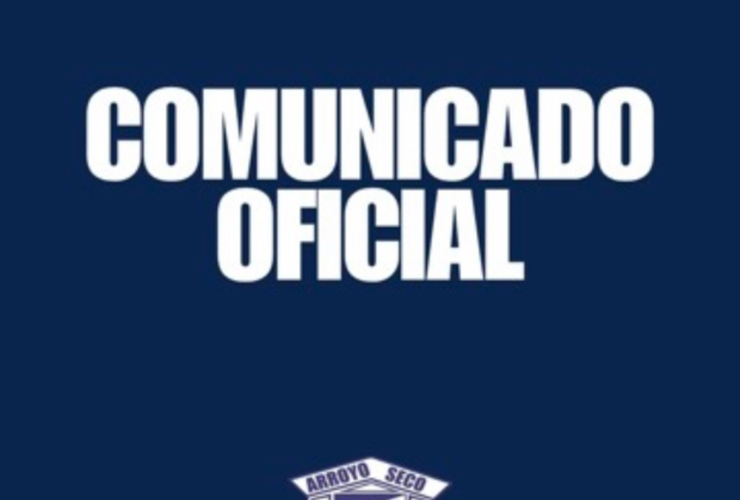 Imagen de Comunicado oficial del Fútbol de A.S.A.C. mostrando disconformidad por jugar ante Porvenir Talleres sin público visitante.