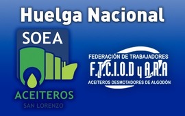 Imagen de Huelga Nacional ante la represión contra los trabajadores aceiteros de Explora