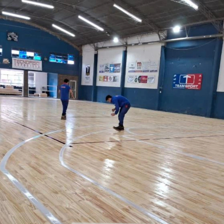 Imagen de Piso de Parquet: Avanza la obra en el Salón Dorado.