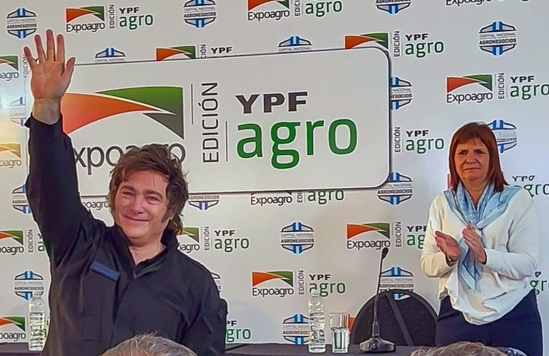 Imagen de Milei cerró Expoagro en modo campaña tras la represión a jubilados: «Me vine acompañado de gente que irrita zurdos»