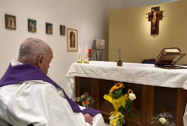 Imagen de El Vaticano difundió la primera foto del papa Francisco tras más de un mes de internación