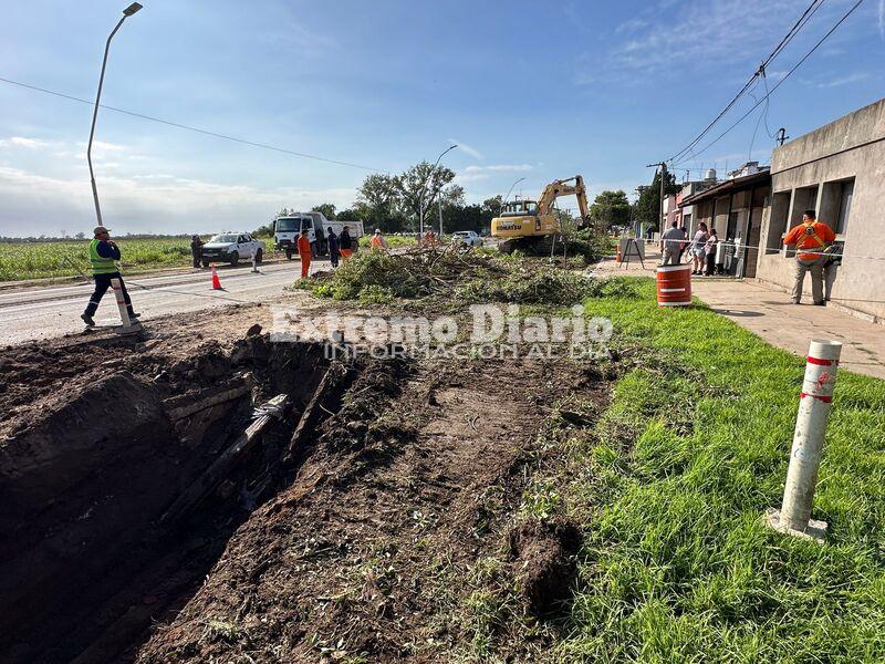 Ruta 21, los vecinos y el Concejo intranquilos por el avance de los trabajos.