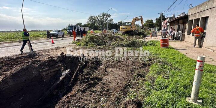 Ruta 21, los vecinos y el Concejo intranquilos por el avance de los trabajos.