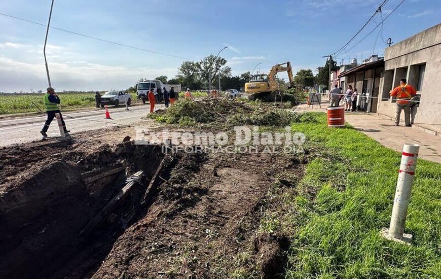 Ruta 21, los vecinos y el Concejo intranquilos por el avance de los trabajos.