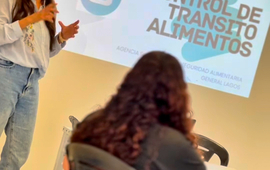 Imagen de Capacitación para Tránsito y Convivencia sobre control en el transporte de alimentos.