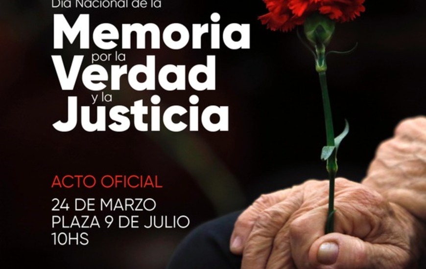 Imagen de Arroyo Seco conmemora el D&iacute;a Nacional de la Memoria por la Verdad y la Justicia