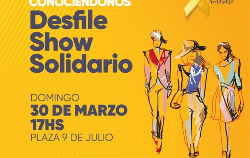 Imagen de #MarzoAmarillo. Se cierra el mes de la Endometriosis con un Desfile Show Solidario