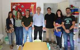 El Director Provincial de Trabajo Decente, Francisco "Paco" Orell volvió a la ciudad.