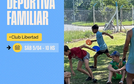 Imagen de Mes Aniversario: El 5 de Abril, Jornada Familia Deportiva en Libertad