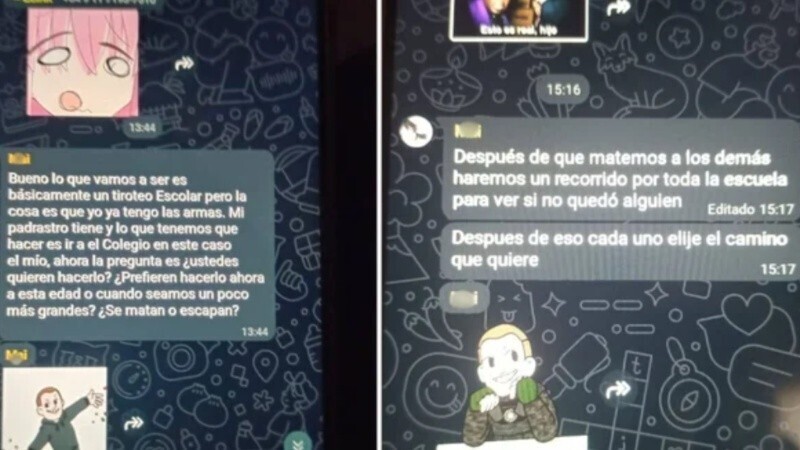 El chat de los estudiantes que se filtr&oacute;