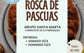 Imagen de Venta de roscas de Pascua a beneficio de la Parroquia La Asunción
