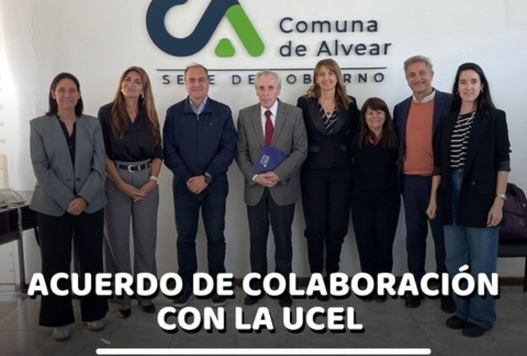 Imagen de La Comuna de Alvear y UCEL firmaron un acuerdo para impulsar el emprendedurismo local