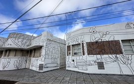 Imagen de Se pintó con dibujos el Centro Cultural 'José Hernández'