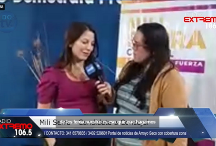 Imagen de Milagros Serra fue una de las m&aacute;s votadas en Arroyo Seco y tiene chances firmes de ingresar al Concejo