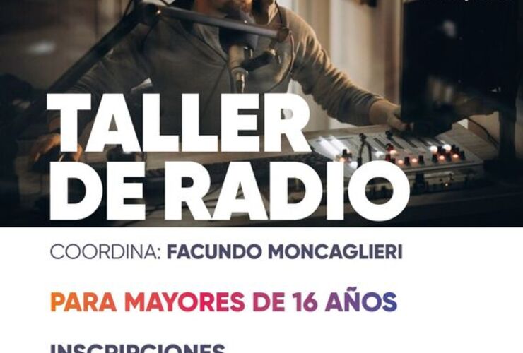 Imagen de Se abrieron las inscripciones para el Taller de Radio que se dictará en el CEDEC