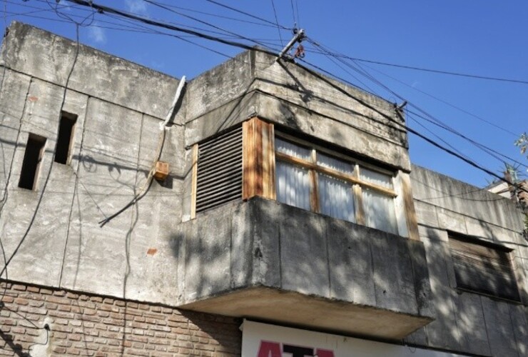 La vivienda en la que fue encontrado su morador sin vida. (Alan Monzón)